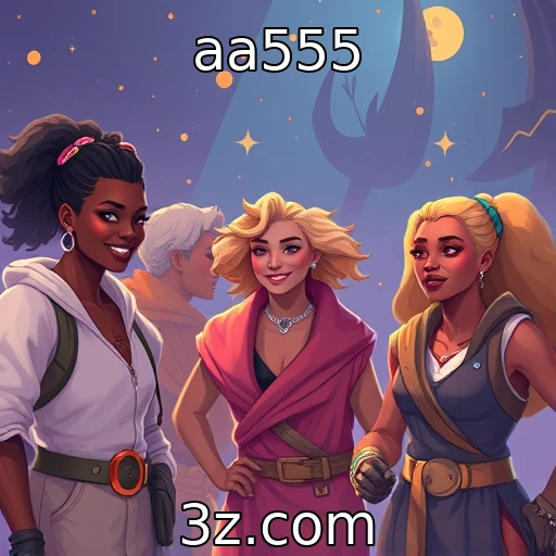 Análise do aumento da diversidade em personagens de jogos - aa555